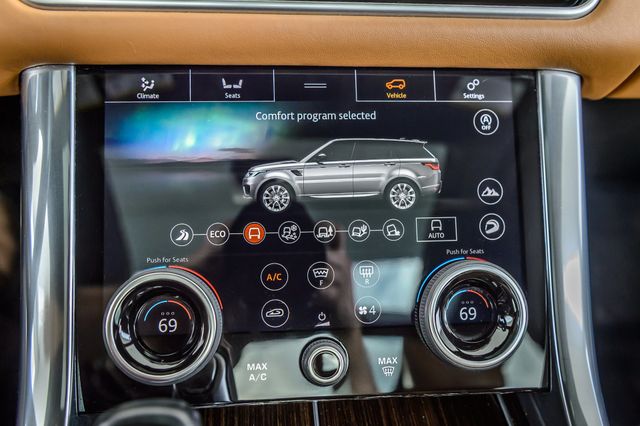 2018 Land Rover Range Rover Sport RANGE ROVER SPORT SUPERCHARGED DYNAMIC WHITE ON BROWN LEATHER - 23085590 - 27