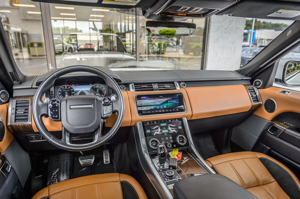 2018 Land Rover Range Rover Sport RANGE ROVER SPORT SUPERCHARGED DYNAMIC WHITE ON BROWN LEATHER - 23085590 - 28