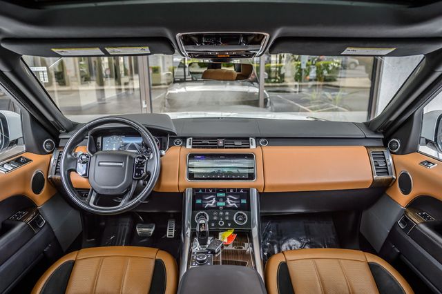 2018 Land Rover Range Rover Sport RANGE ROVER SPORT SUPERCHARGED DYNAMIC WHITE ON BROWN LEATHER - 23085590 - 2