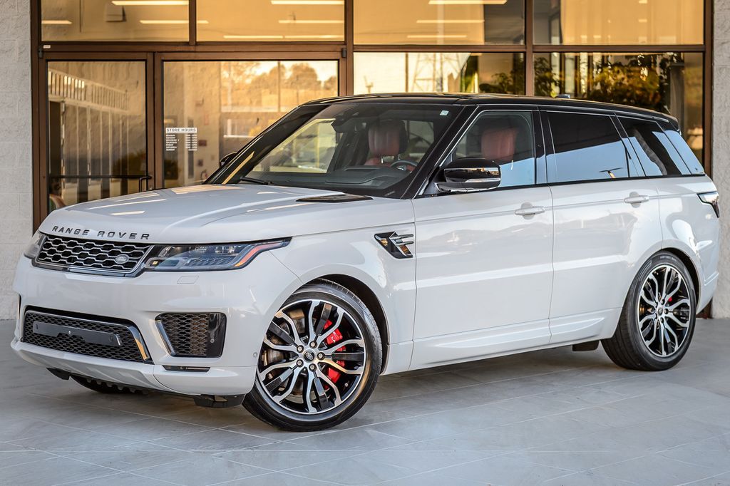 2018 Land Rover Range Rover Sport RANGE ROVER SPORT SUPERCHARGED DYNAMIC WHITE ON RED LEATHER - 22936774 - 1