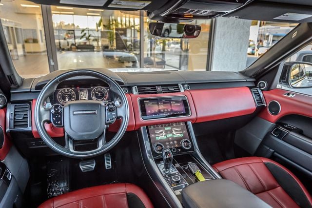 2018 Land Rover Range Rover Sport RANGE ROVER SPORT SUPERCHARGED DYNAMIC WHITE ON RED LEATHER - 22936774 - 22