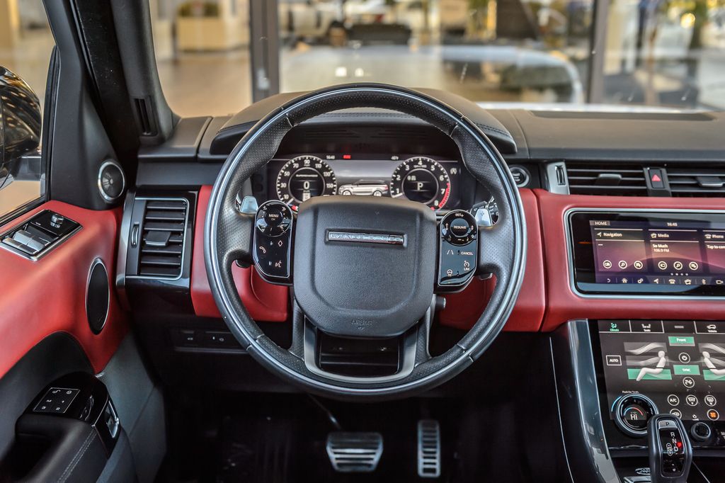 2018 Land Rover Range Rover Sport RANGE ROVER SPORT SUPERCHARGED DYNAMIC WHITE ON RED LEATHER - 22936774 - 25