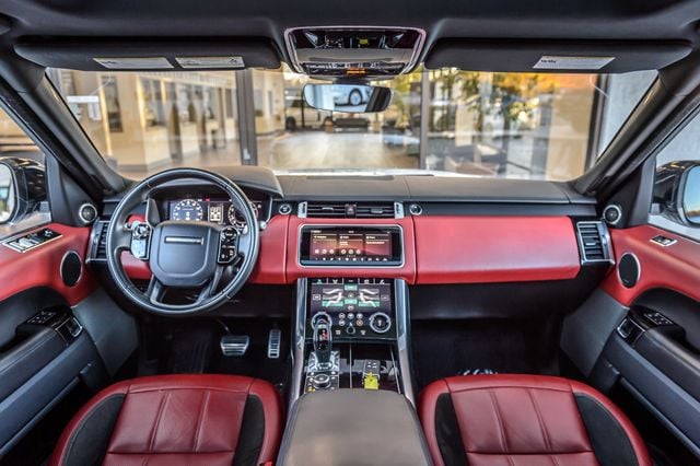 2018 Land Rover Range Rover Sport RANGE ROVER SPORT SUPERCHARGED DYNAMIC WHITE ON RED LEATHER - 22936774 - 2