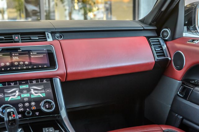 2018 Land Rover Range Rover Sport RANGE ROVER SPORT SUPERCHARGED DYNAMIC WHITE ON RED LEATHER - 22936774 - 32
