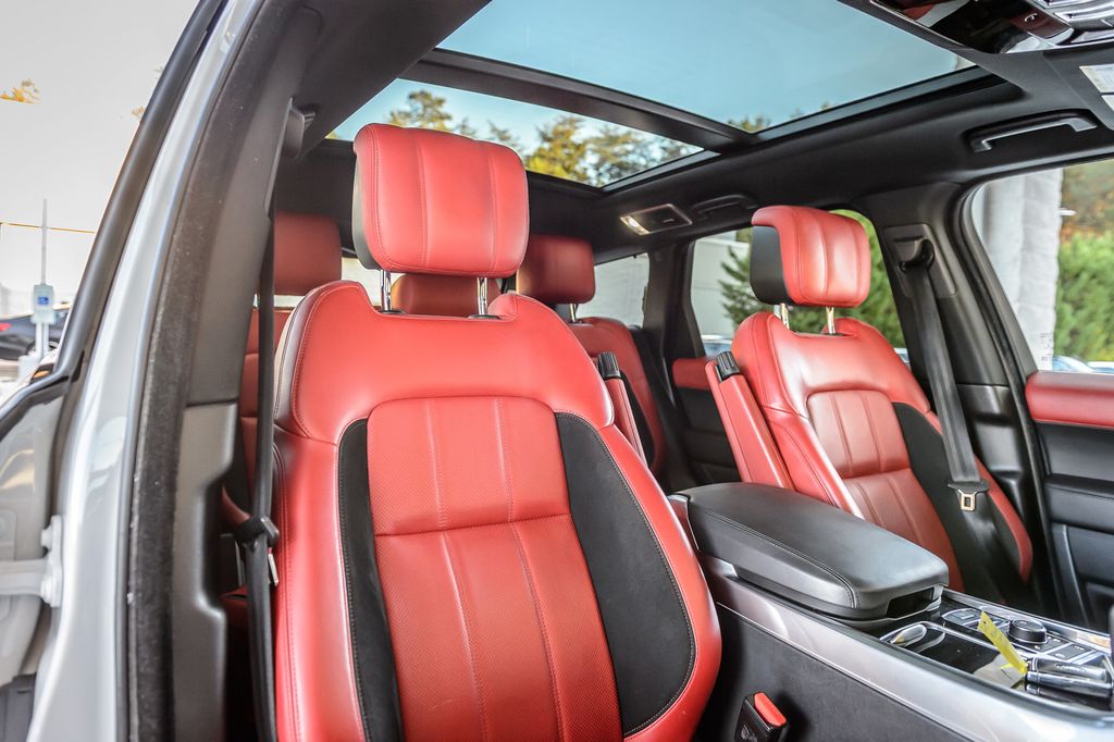 2018 Land Rover Range Rover Sport RANGE ROVER SPORT SUPERCHARGED DYNAMIC WHITE ON RED LEATHER - 22936774 - 36