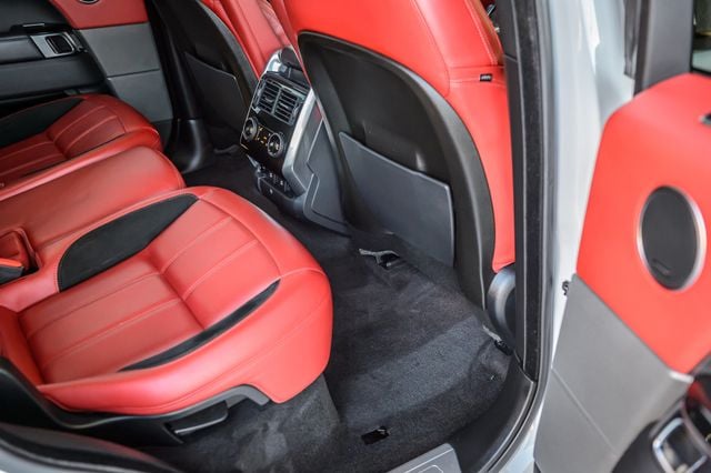2018 Land Rover Range Rover Sport RANGE ROVER SPORT SUPERCHARGED DYNAMIC WHITE ON RED LEATHER - 22936774 - 43