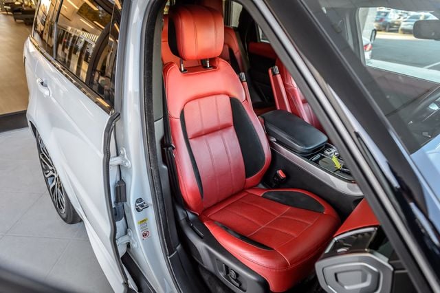 2018 Land Rover Range Rover Sport RANGE ROVER SPORT SUPERCHARGED DYNAMIC WHITE ON RED LEATHER - 22936774 - 44