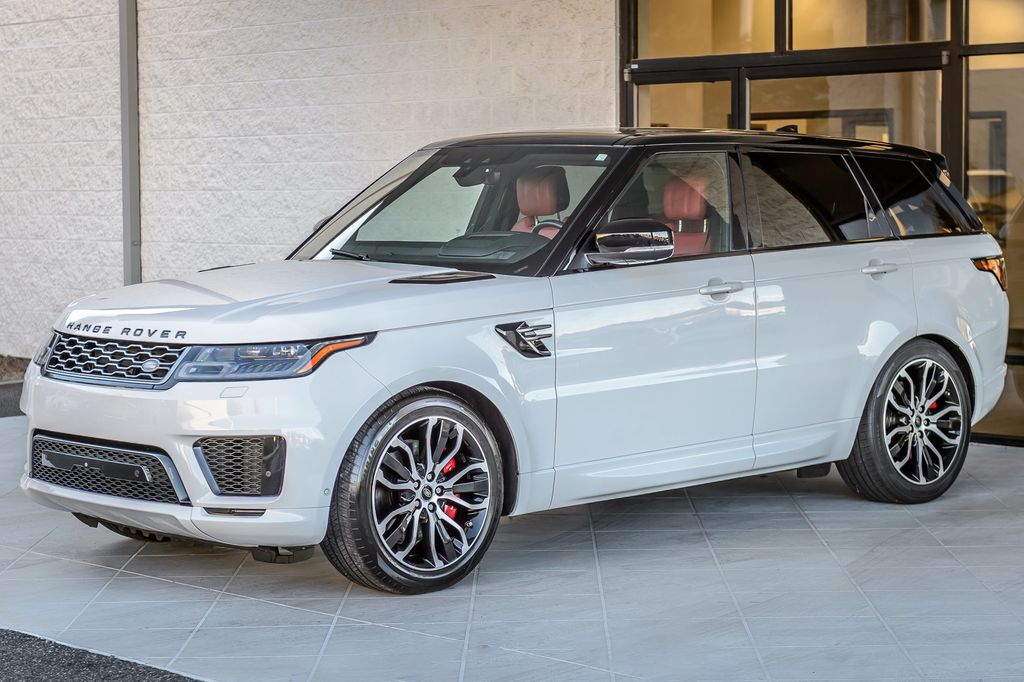 2018 Land Rover Range Rover Sport RANGE ROVER SPORT SUPERCHARGED DYNAMIC WHITE ON RED LEATHER - 22936774 - 5