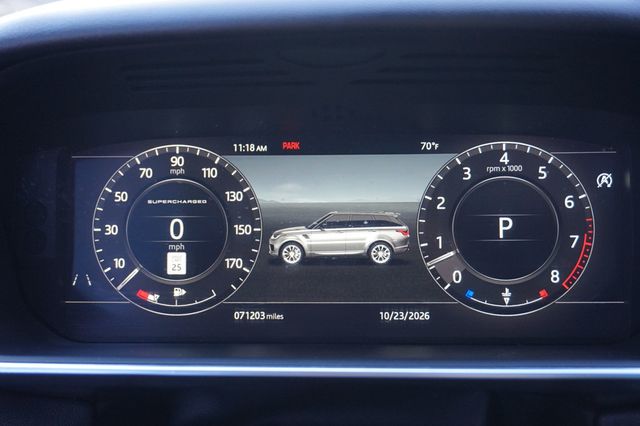 2018 Land Rover Range Rover Sport SUPERCHARGED, 4X4, LOW MILEAGE, PREMIUM WHEELS, PANO MOON ROOF - 23099578 - 28