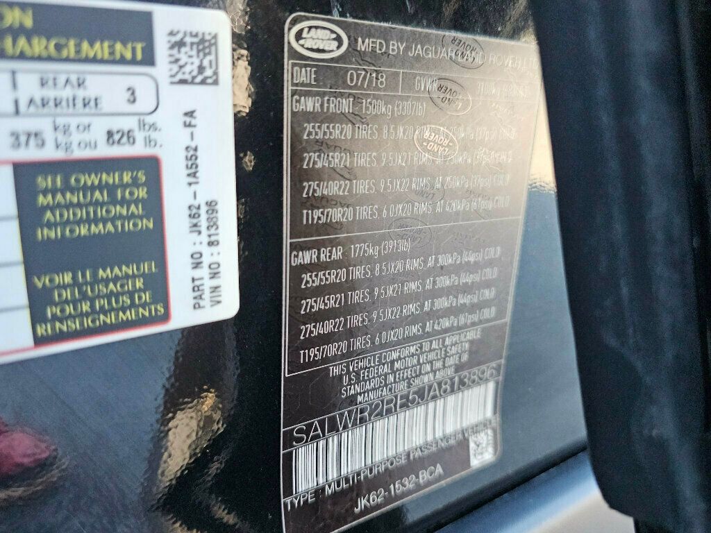 2018 Land Rover Range Rover Sport V8 Supercharged Dynamic - 22951896 - 44