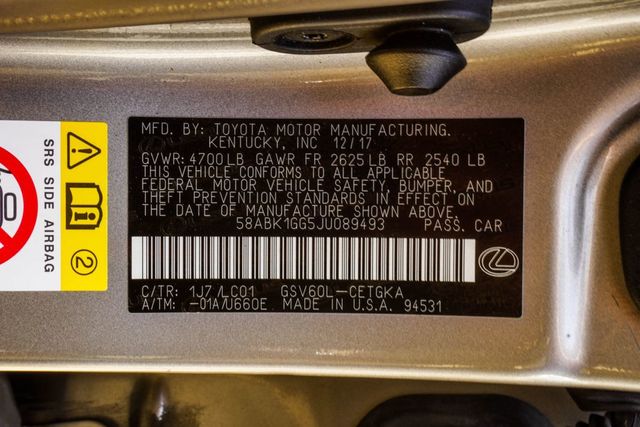 2018 Lexus ES ES 350 FWD - 23028553 - 43