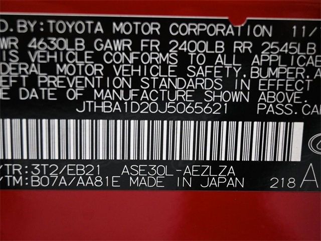 2018 Lexus IS IS 300 RWD - 22927421 - 3