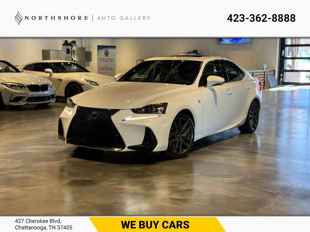 2018 Lexus IS LocalTrade/F SportPkg/ParkAssist/AdapCruise/MoonRoof/Htd&CldSeat - 22744381 - 0