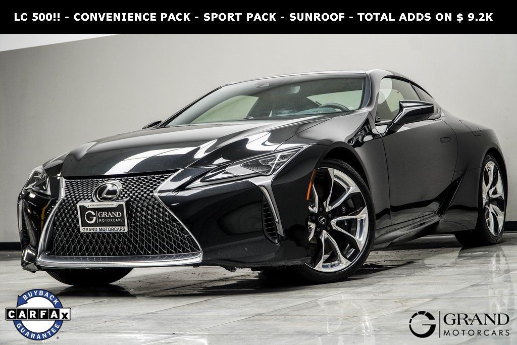 Used 2018 Lexus LC 500 with VIN JTHHP5AY2JA003864 for sale in Kennesaw, GA