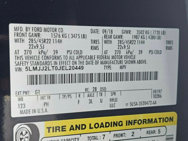 2018 Lincoln Navigator 4x4 Reserve - 22934211 - 41