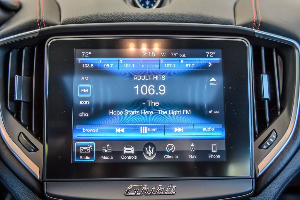 2018 Maserati Ghibli GHIBLI - NAV - MOONROOF - BACKUP CAM - LOADED - LOW MILES - 22934604 - 19
