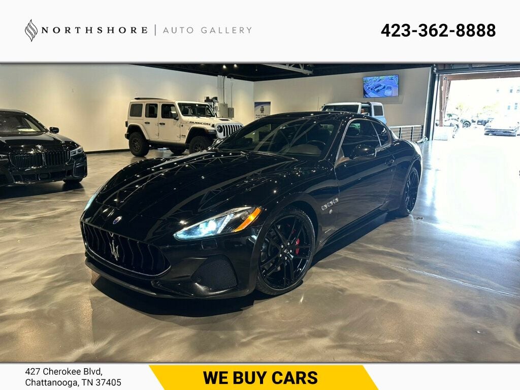 2018 Maserati GranTurismo MSRP$142,770/V8/BackUpCam/HtdSeats/HighGlossIntTrim/20"MC Wheels - 22523500 - 0