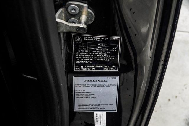 2018 Maserati GranTurismo Sport 4.7L - 22981467 - 30