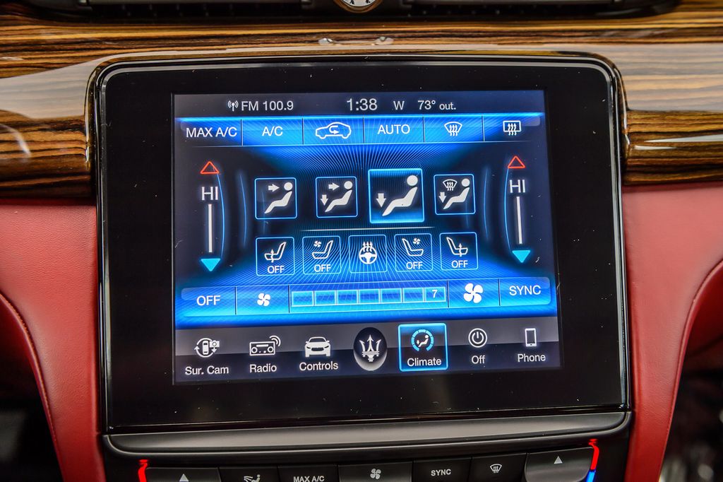 2018 Maserati Quattroporte QUATTROPORTE S Q4 GRANLUSSO - BLACK ON RED - NAV - BLUETOOTH  - 22964419 - 36