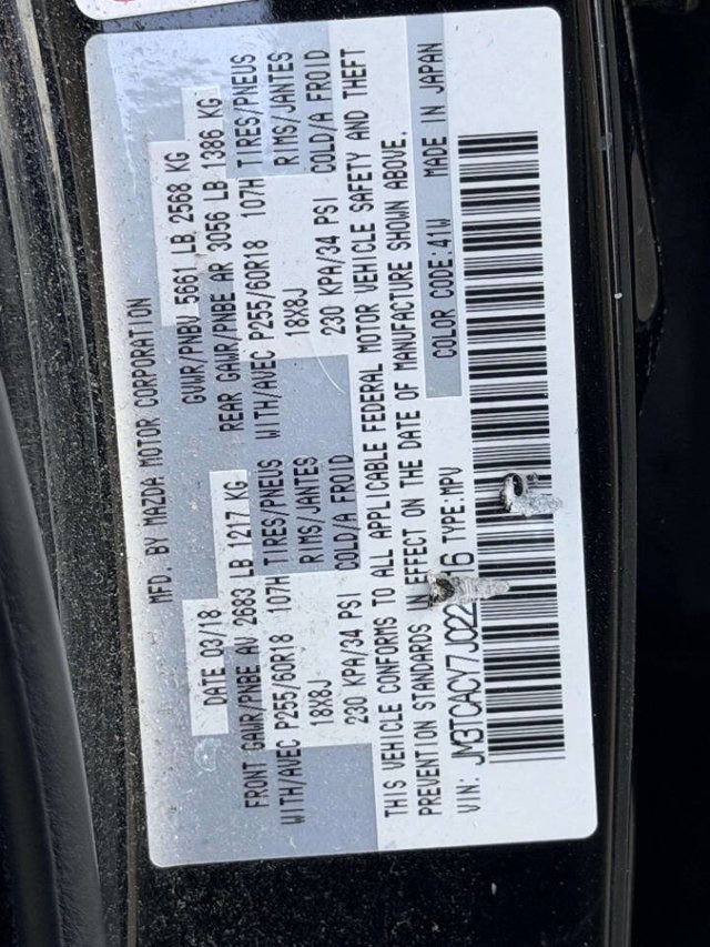 2018 Mazda CX-9 Touring 4dr SUV - 23049457 - 19