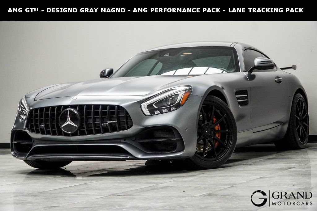 Used 2018 Mercedes-Benz AMG GT Coupe Base with VIN WDDYJ7HA9JA014664 for sale in Kennesaw, GA