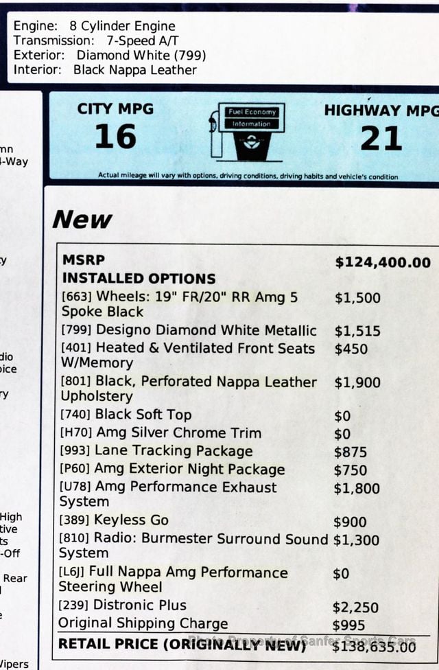 2018 Mercedes-Benz AMG GT AMG GT Roadster - 23014252 - 42