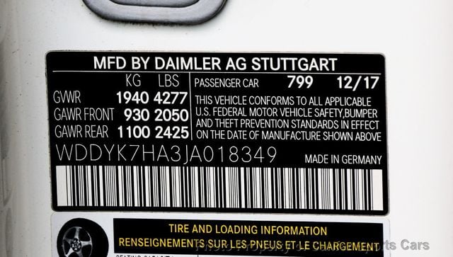 2018 Mercedes-Benz AMG GT AMG GT Roadster - 23014252 - 45