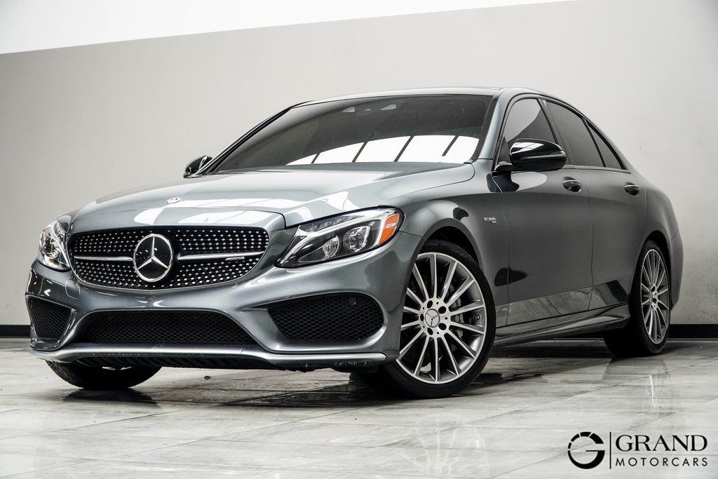 Used 2018 Mercedes-Benz C-Class Sedan AMG C43 with VIN 55SWF6EB1JU254937 for sale in Kennesaw, GA