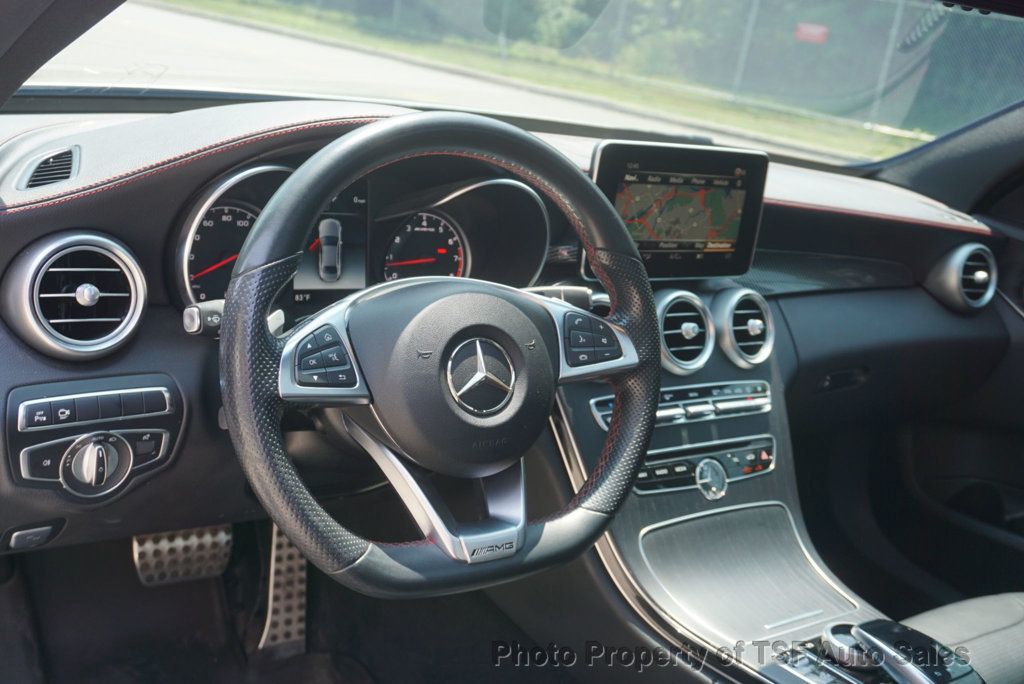 2018 Mercedes-Benz C-Class AMG C 43 4MATIC Sedan MULTIMEDIA/LIGHTING PKG 360 CAMERAS PANO  - 23057919 - 22