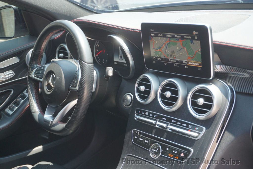 2018 Mercedes-Benz C-Class AMG C 43 4MATIC Sedan MULTIMEDIA/LIGHTING PKG 360 CAMERAS PANO  - 23057919 - 23