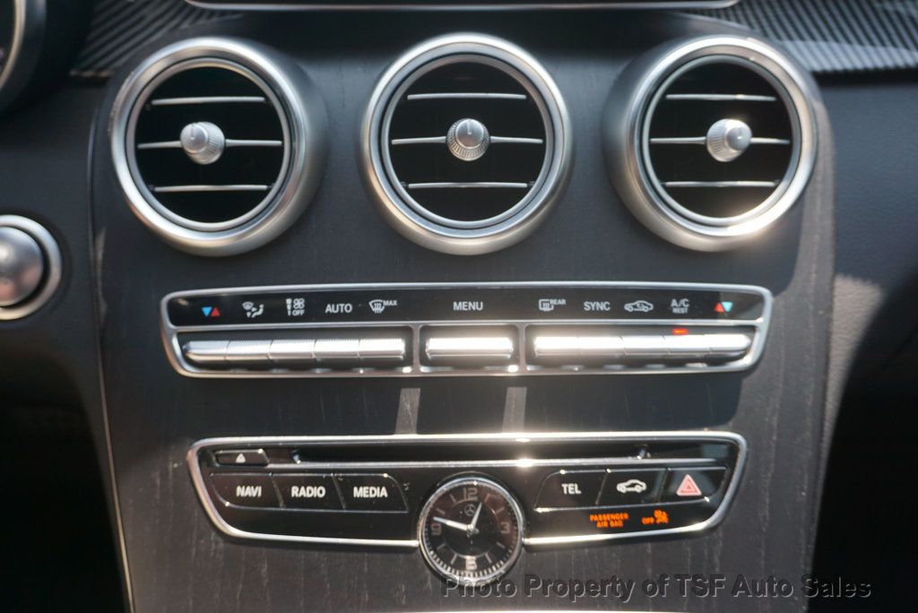 2018 Mercedes-Benz C-Class AMG C 43 4MATIC Sedan MULTIMEDIA/LIGHTING PKG 360 CAMERAS PANO  - 23057919 - 34
