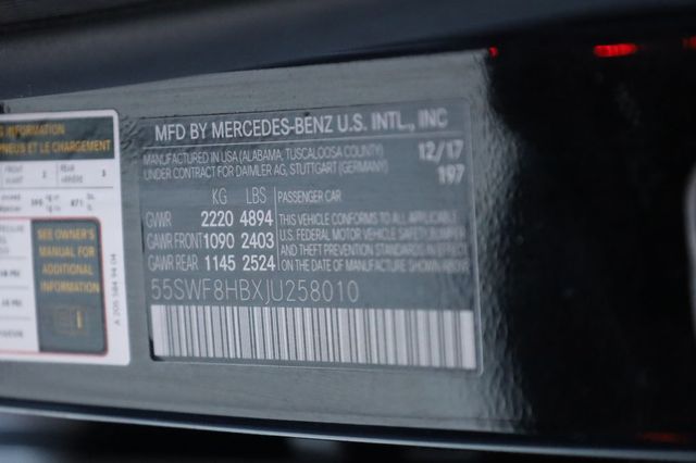 2018 Mercedes-Benz C-Class AMG C 63 S Sedan - 22969303 - 11