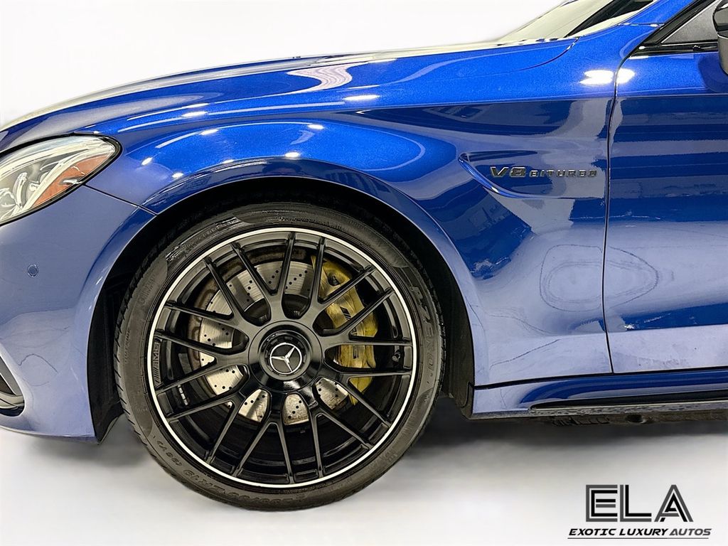 2018 Mercedes-Benz C-Class BRILLANT BLUE AMG LINE PAK! AMG PERFORMANCE EXHAUST! AMG CARBON  - 22966447 - 33