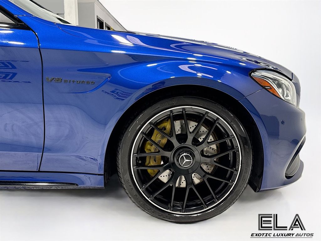 2018 Mercedes-Benz C-Class BRILLANT BLUE AMG LINE PAK! AMG PERFORMANCE EXHAUST! AMG CARBON  - 22966447 - 35
