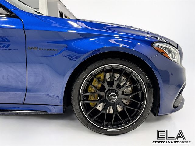 2018 Mercedes-Benz C-Class BRILLANT BLUE AMG LINE PAK! AMG PERFORMANCE EXHAUST! AMG CARBON  - 22966447 - 35