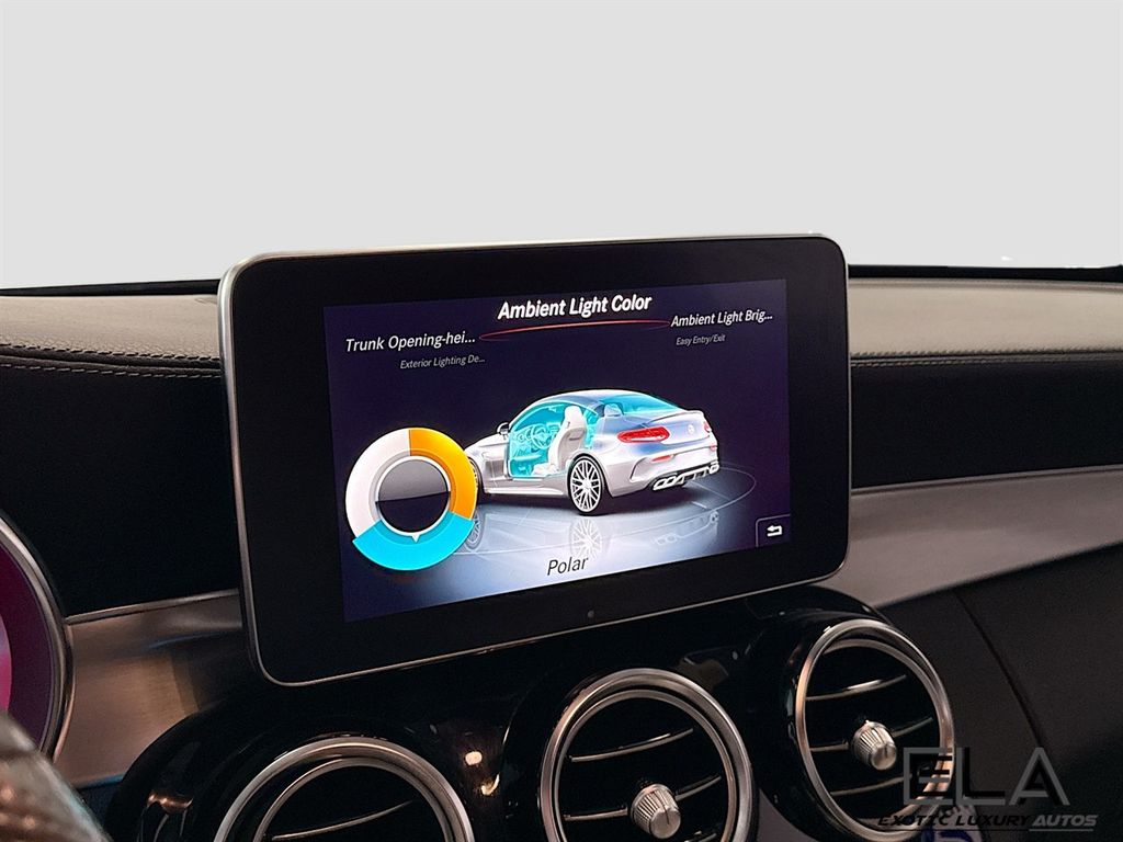 2018 Mercedes-Benz C-Class BRILLANT BLUE AMG LINE PAK! AMG PERFORMANCE EXHAUST! AMG CARBON  - 22966447 - 52