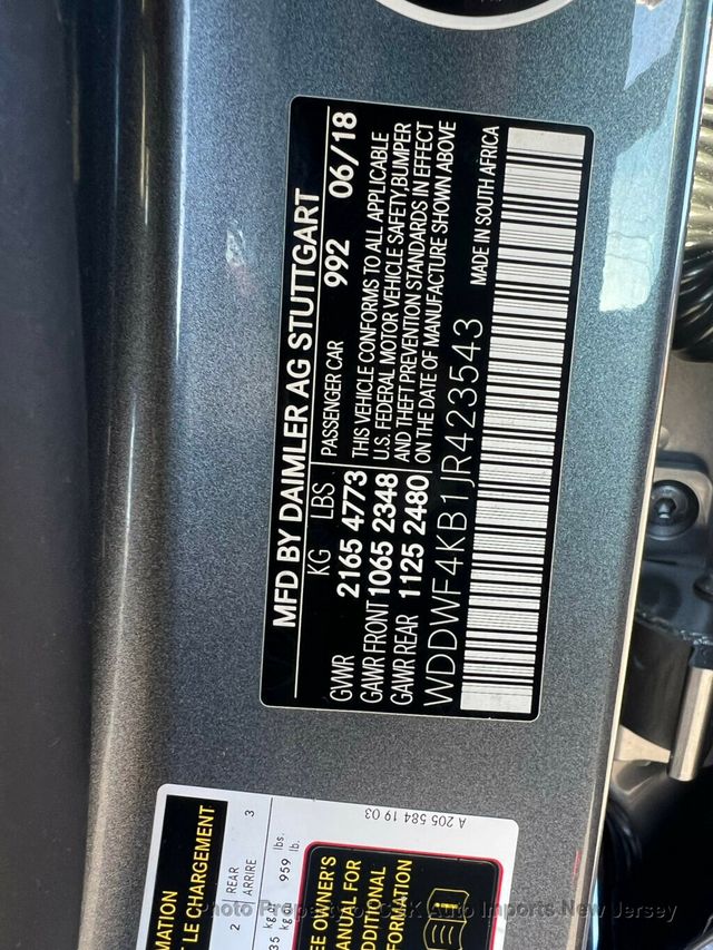 2018 Mercedes-Benz C-Class C 300 4MATIC Sedan - 22962908 - 50