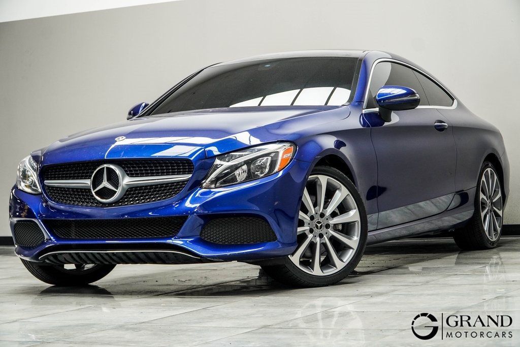 Used 2018 Mercedes-Benz C-Class Coupe C300 with VIN WDDWJ4JB6JF645920 for sale in Kennesaw, GA