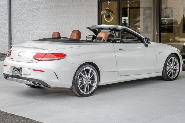 2018 Mercedes-Benz C-Class C43 AMG 4MATIC CABRIOLET - WHITE ON BROWN LEATHER - NAV - LOADED - 22947073 - 14