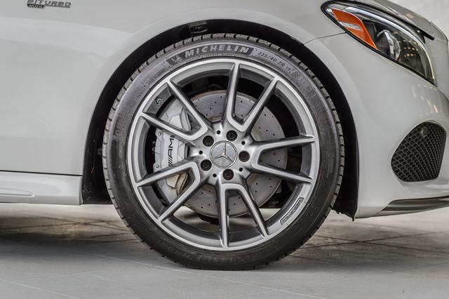 2018 Mercedes-Benz C-Class C43 AMG 4MATIC CABRIOLET - WHITE ON BROWN LEATHER - NAV - LOADED - 22947073 - 22