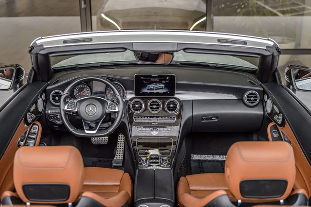 2018 Mercedes-Benz C-Class C43 AMG 4MATIC CABRIOLET - WHITE ON BROWN LEATHER - NAV - LOADED - 22947073 - 32