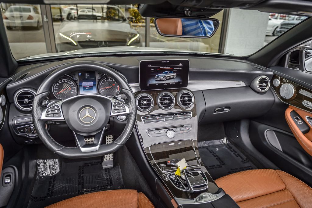 2018 Mercedes-Benz C-Class C43 AMG 4MATIC CABRIOLET - WHITE ON BROWN LEATHER - NAV - LOADED - 22947073 - 33