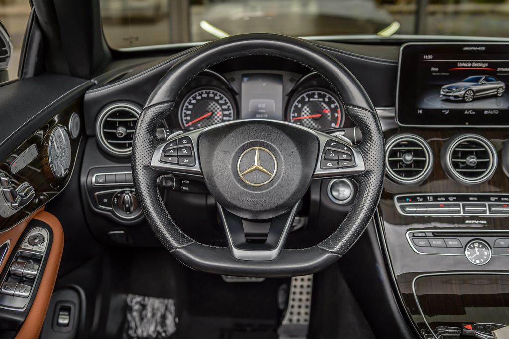 2018 Mercedes-Benz C-Class C43 AMG 4MATIC CABRIOLET - WHITE ON BROWN LEATHER - NAV - LOADED - 22947073 - 36