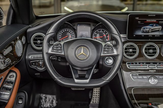 2018 Mercedes-Benz C-Class C43 AMG 4MATIC CABRIOLET - WHITE ON BROWN LEATHER - NAV - LOADED - 22947073 - 36