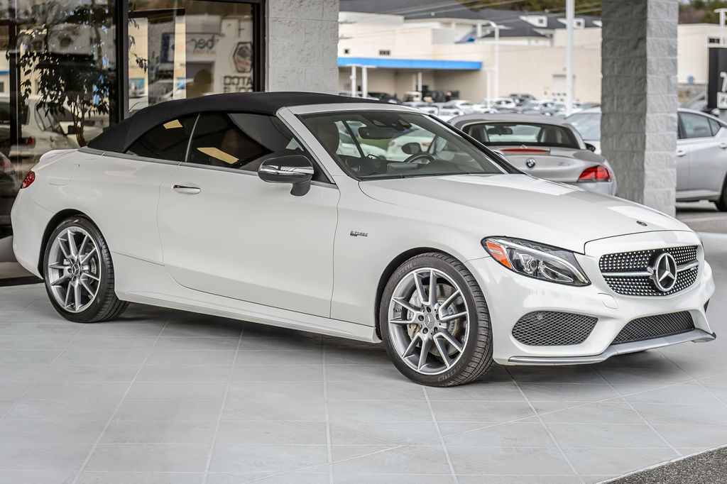 2018 Mercedes-Benz C-Class C43 AMG 4MATIC CABRIOLET - WHITE ON BROWN LEATHER - NAV - LOADED - 22947073 - 3