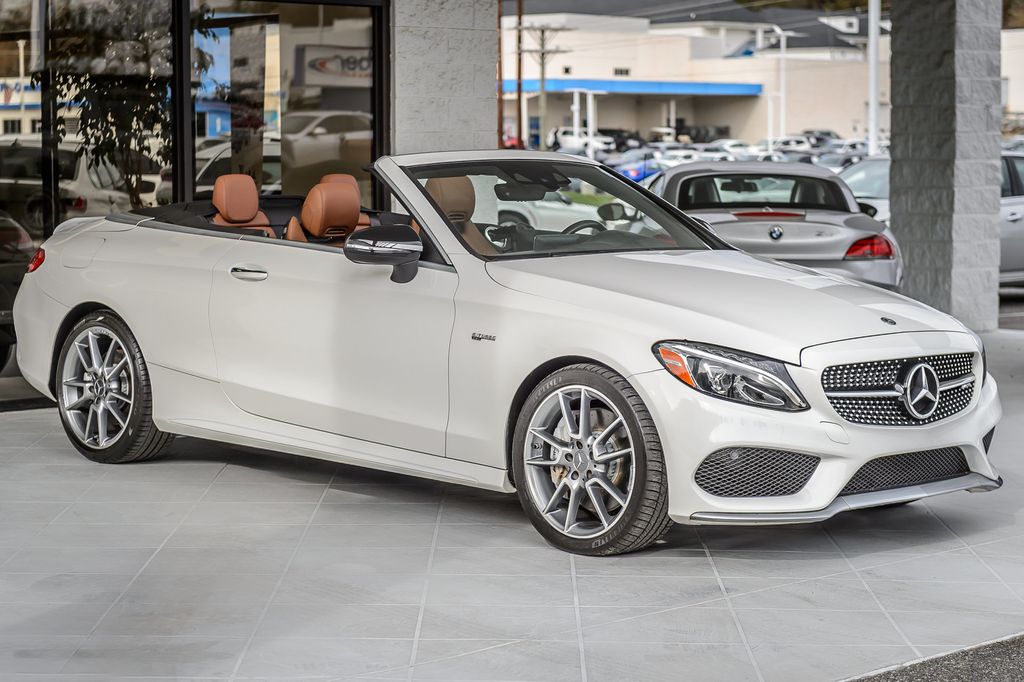 2018 Mercedes-Benz C-Class C43 AMG 4MATIC CABRIOLET - WHITE ON BROWN LEATHER - NAV - LOADED - 22947073 - 4
