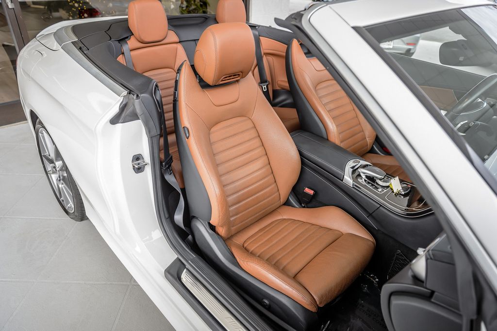 2018 Mercedes-Benz C-Class C43 AMG 4MATIC CABRIOLET - WHITE ON BROWN LEATHER - NAV - LOADED - 22947073 - 50