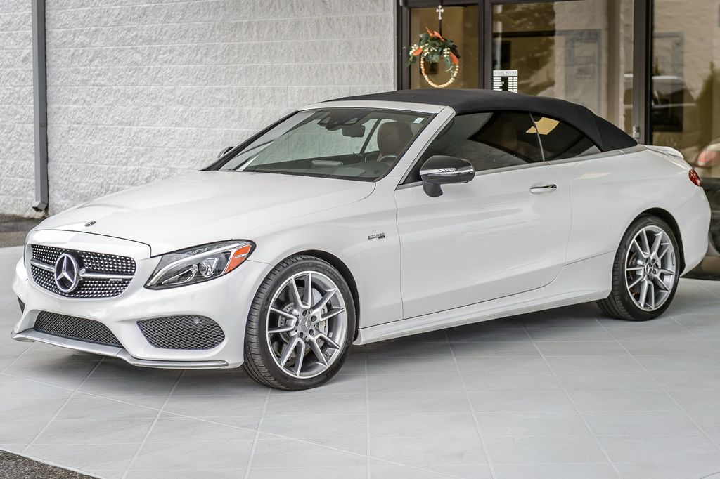 2018 Mercedes-Benz C-Class C43 AMG 4MATIC CABRIOLET - WHITE ON BROWN LEATHER - NAV - LOADED - 22947073 - 7