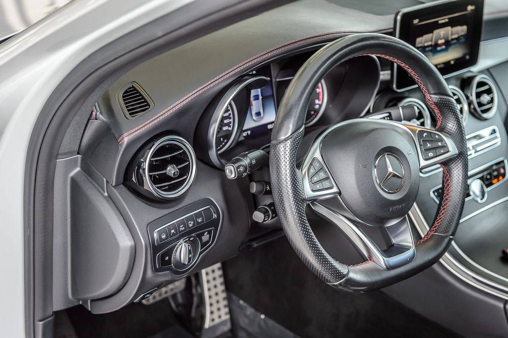 2018 Mercedes-Benz C-Class C43 AMG - WHITE - PANO ROOF - BACKUP CAM - SUPER CLEAN - 22915194 - 31