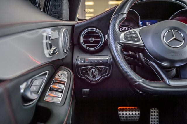 2018 Mercedes-Benz C-Class C43 AMG - WHITE - PANO ROOF - BACKUP CAM - SUPER CLEAN - 22915194 - 32